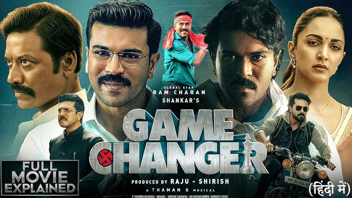 Game Changer (2025) Dual Audio [Hindi ORG-Telugu] WEB-DL 2160p 1080p 720p 480p Download